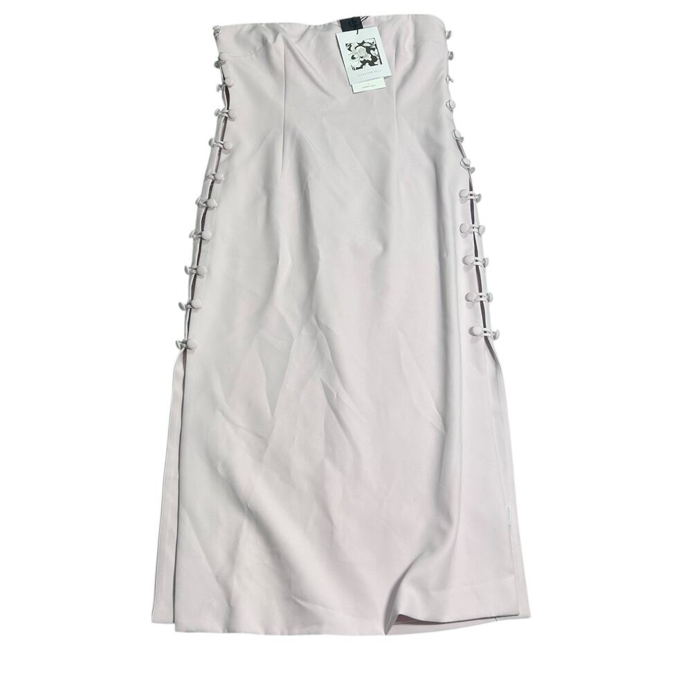 NWT Gianni Bini x Caelynn Bell Womens Ballet Crepe Cut Out Midi Dress Sz 10 - Picture 6 of 16